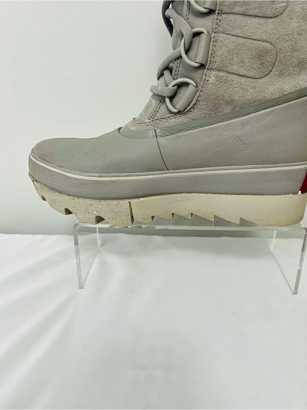 Sorel Joan Of Arctic Next Dove Gray Boots 7.5